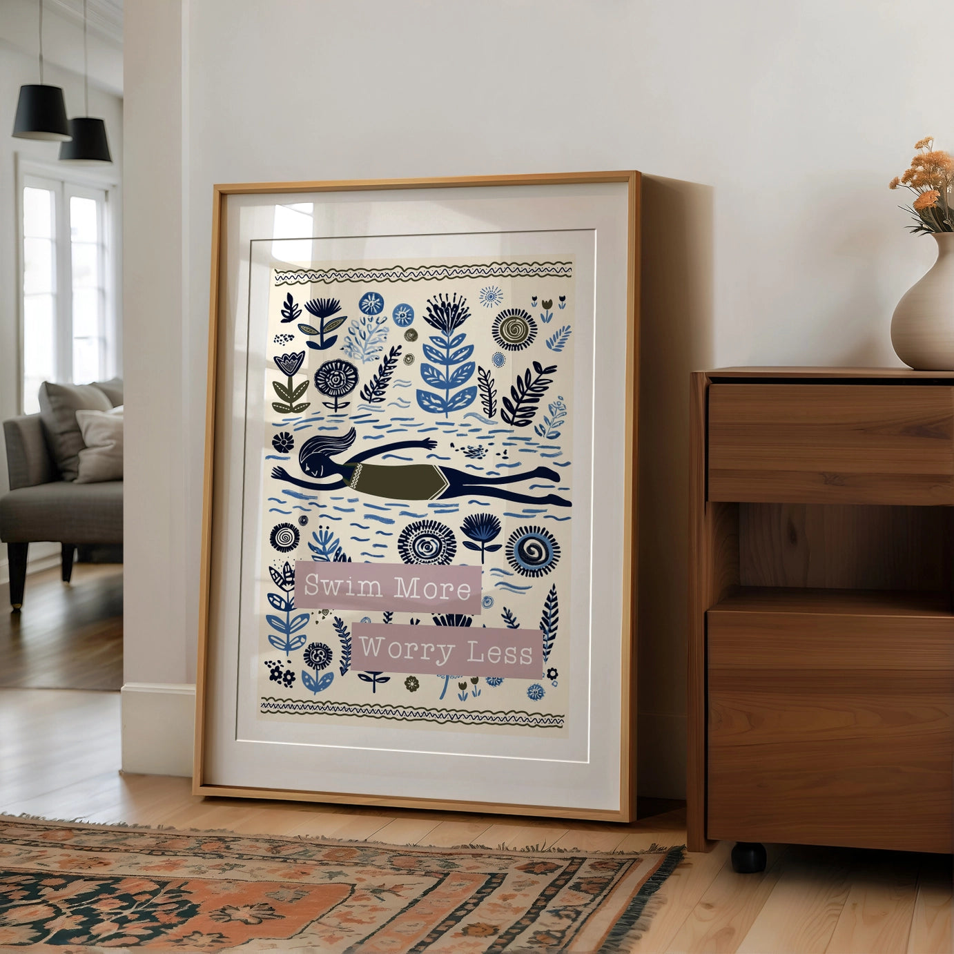 Swim wild print