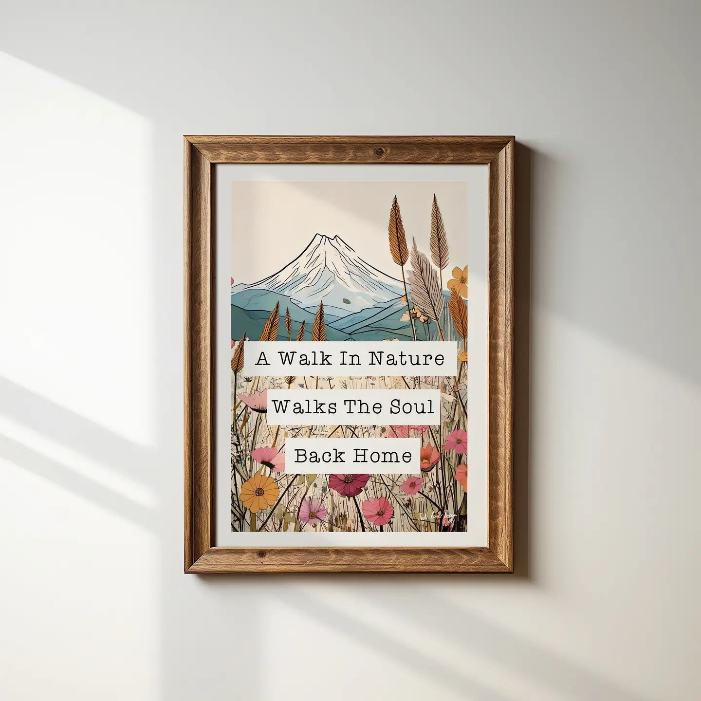 Nature motivation print