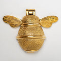 Brass bee door knocker