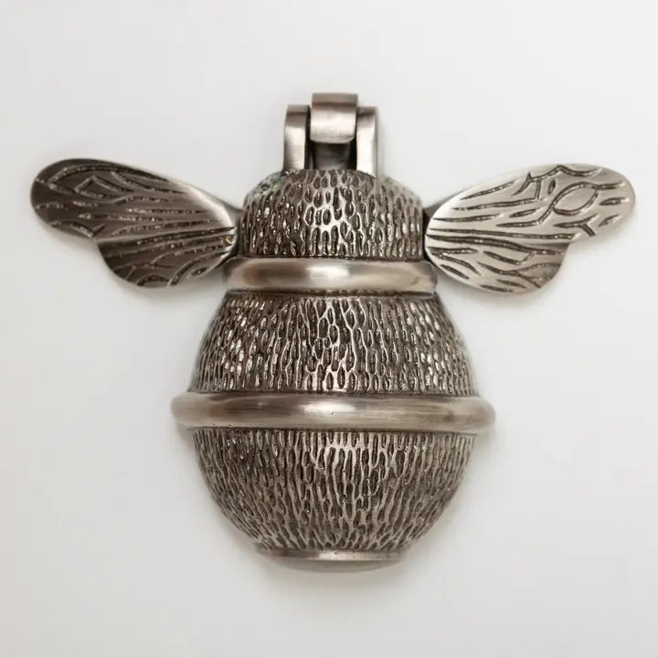 Brass bee door knocker